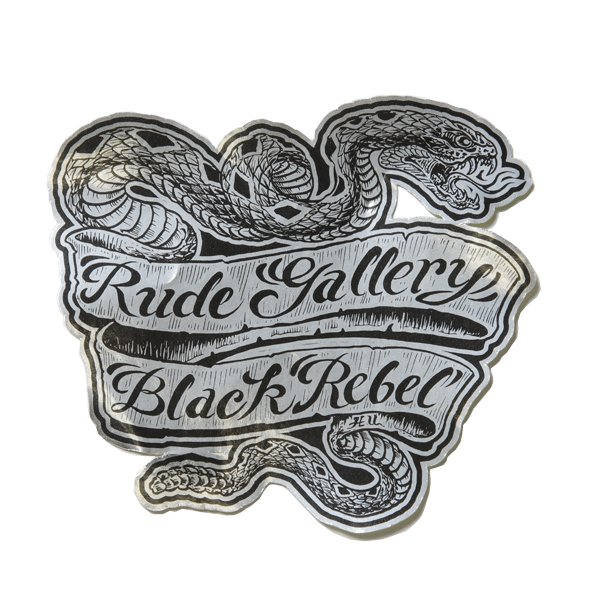 RG BLACK REBEL / RATTLE SNAKE STICKER RG BLACK REBEL / RATTLE SNAKE STICKER