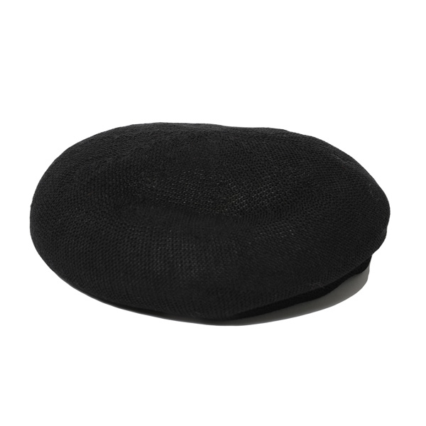 RG / BASIC LINEN BERET (BK) RG / BASIC LINEN BERET (BK)