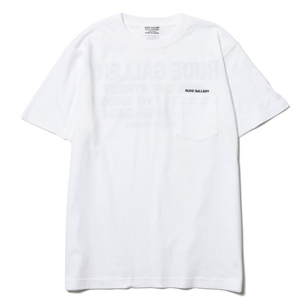 RG / LOGO PKT TEE (WH) RG / LOGO PKT TEE (WH)