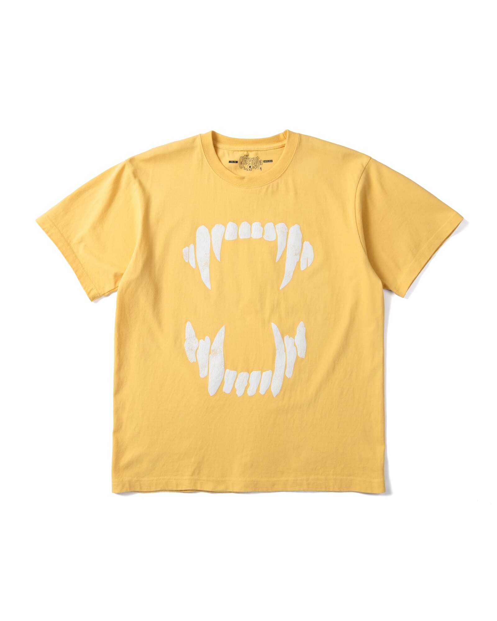 GERUGA / PRINT T-SHIRS- 牙-(YELLOW) GERUGA / PRINT T-SHIRS- 牙-(YELLOW)
