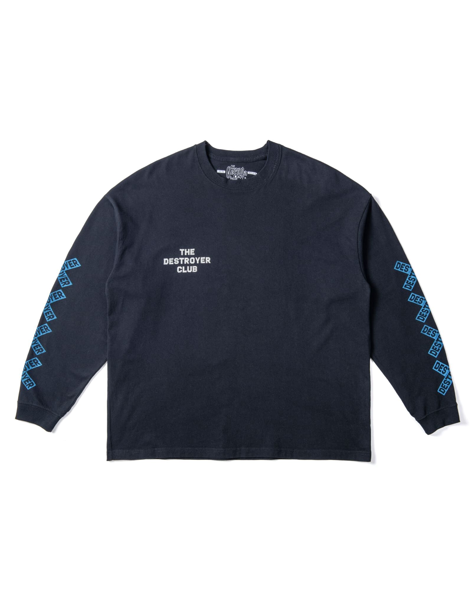 GERUGA / BIG SIZING L/S TEE /BONE (BLACK) GERUGA / BIG SIZING L/S TEE /BONE (BLACK)