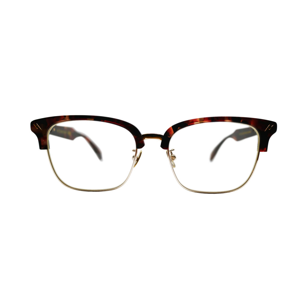 Mr. CASANOVA /STOMP4 / Red Brown Demi×Gold / Clear Lens Mr. CASANOVA /STOMP4 / Red Brown Demi×Gold / Clear Lens